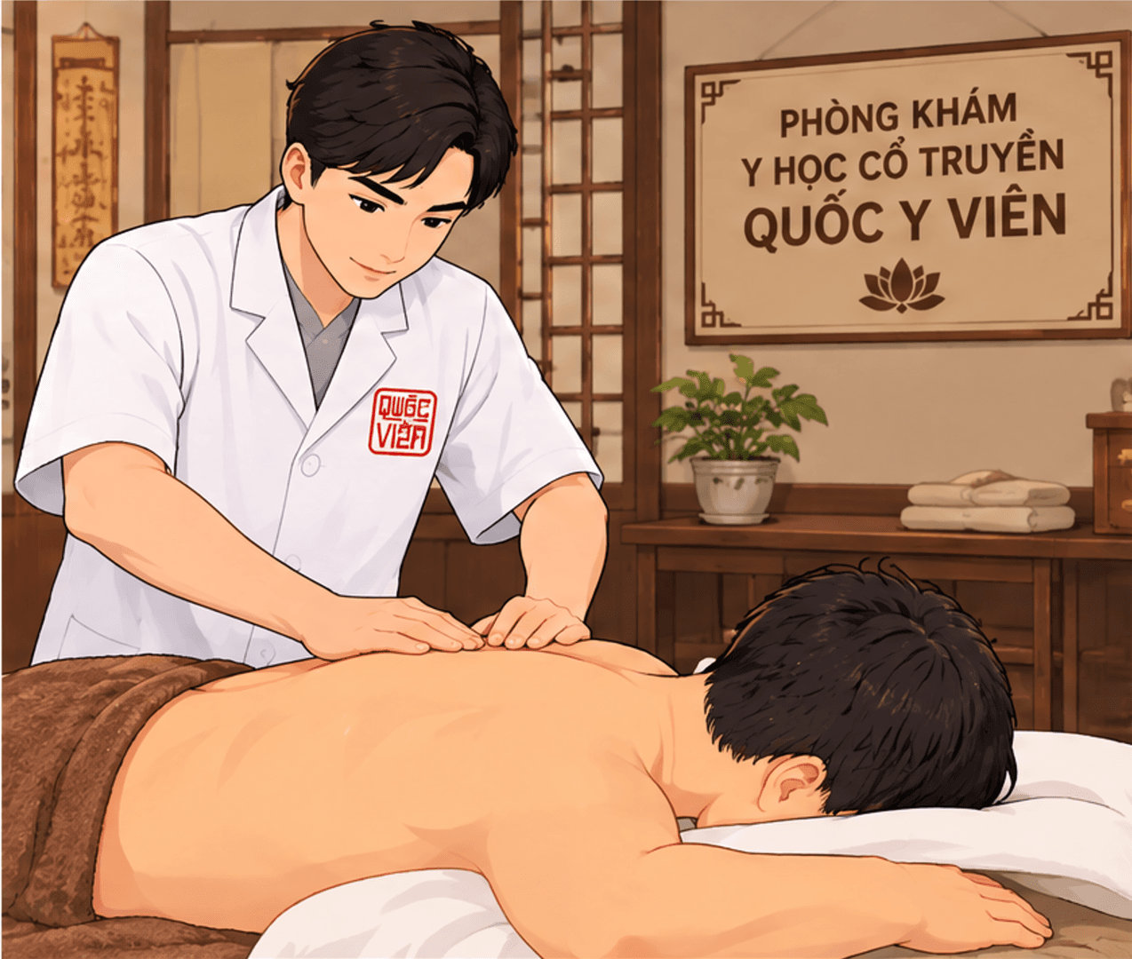 Xoa bóp bấm huyệt